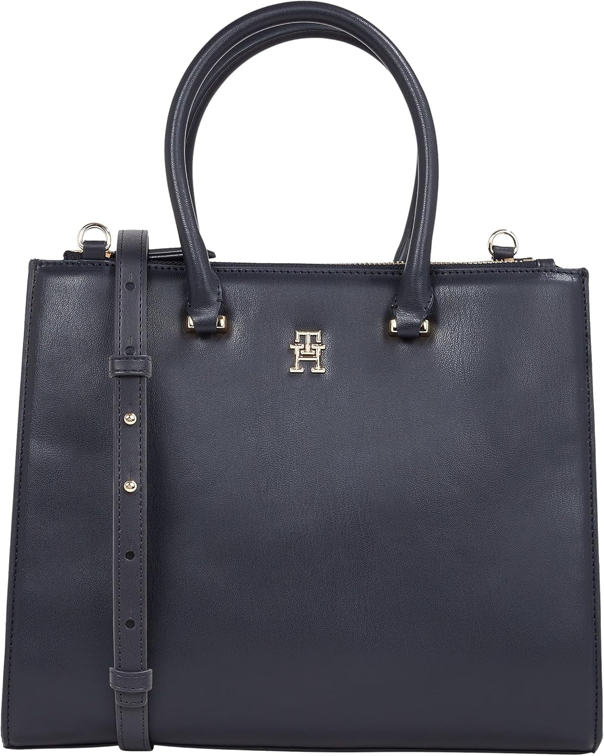 Tommy Hilfiger Sac fourre-tout Eternity Med Zip Up Bag Sacs pour femmes Naty Shop Space Blue Taille unique