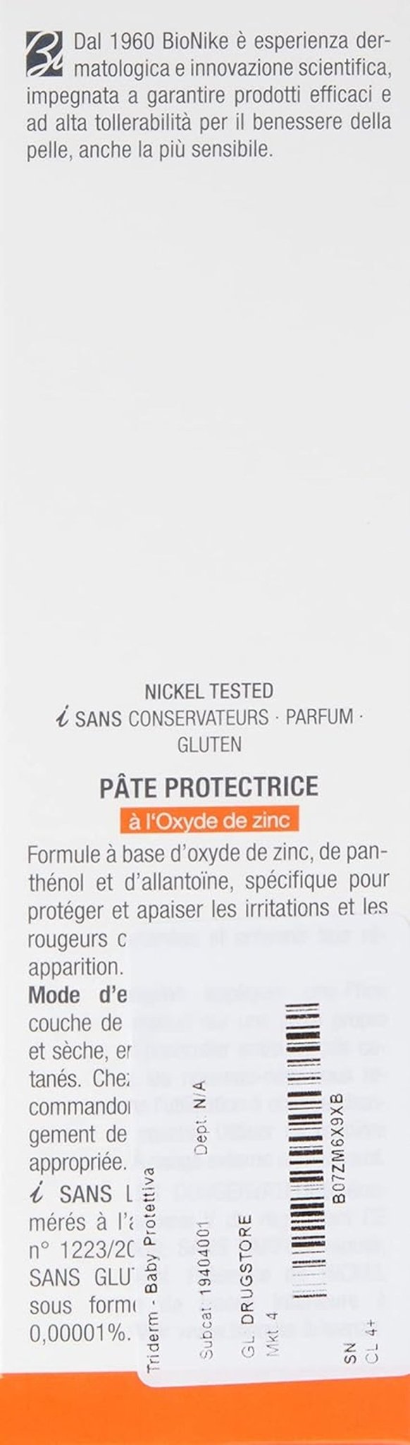 Triderm - Pâte protectrice pour enfants Enfants - Bain et Soin Naty Shop