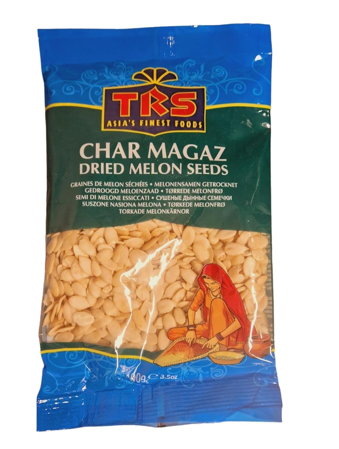 TRS Charmagaz (Graines de Pastèque Séchées) 100G Produits Déshydratés Naty Shop Titre par Défaut
