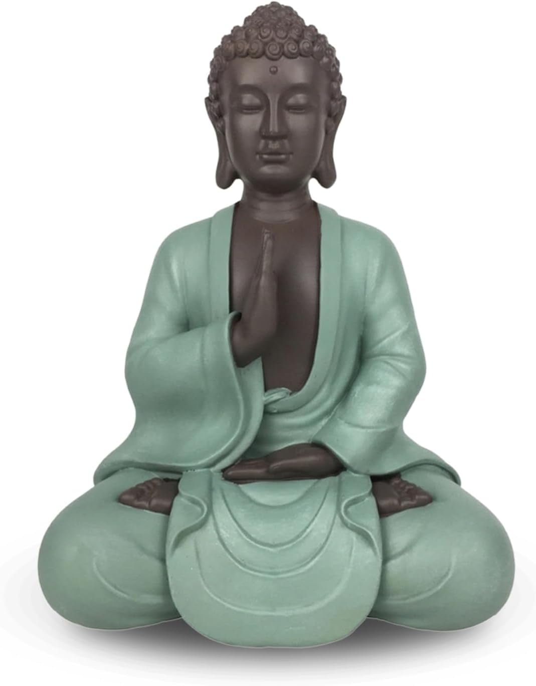 Zen Arôme SBM5 Statue Zen Bodhi, vert/marron, hauteur 20 cm Statuettes et sculptures Naty Shop Titre par défaut
